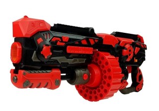 Duży Karabin na Piankowe Naboje Obrotowy Magazynek 80 naboi 59cm LEAN Toys