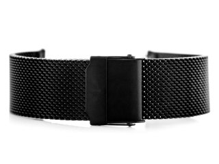Bransoleta Bisset (bb009e) - czarna 16mm Bisset