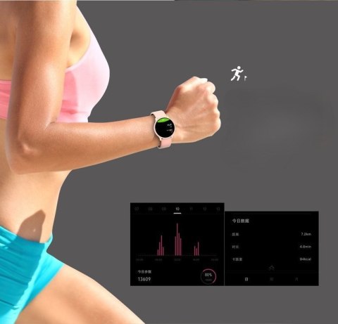 SMARTWATCH DAMSKI G. Rossi G.RSF1-4C2-1 rosegold/black + dodatkowy PASEK (sg003b) G. Rossi