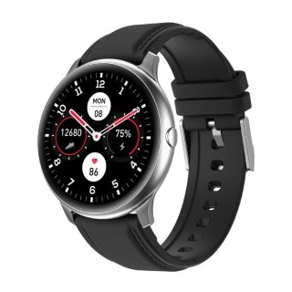SMARTWATCH MĘSKI G. Rossi G.RSWSF1-3C1-1 silver/black + dodatkowy PASEK (sg003a) G. Rossi