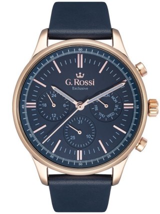 ZEGAREK G. ROSSI - E-10602A2-6F3 - EXCLUSIVE (zg278f) + BOX G. Rossi