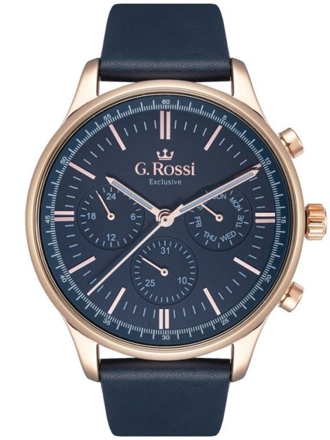 ZEGAREK G. ROSSI - E-10602A2-6F3 - EXCLUSIVE (zg278f) + BOX G. Rossi