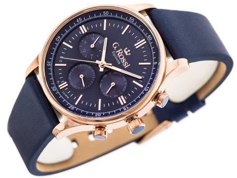 ZEGAREK G. ROSSI - E-10602A2-6F3 - EXCLUSIVE (zg278f) + BOX G. Rossi