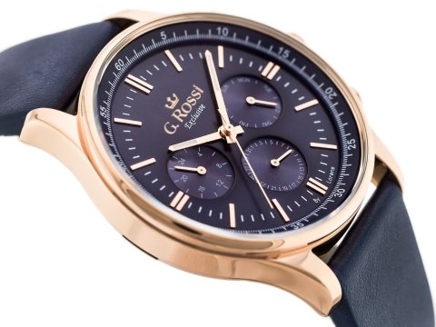 ZEGAREK G. ROSSI - E-10602A2-6F3 - EXCLUSIVE (zg278f) + BOX G. Rossi