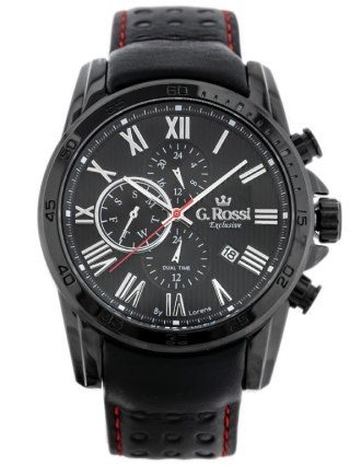 ZEGAREK G. ROSSI - E9753A2-1A3 - EXCLUSIVE (zg302b) + BOX G. Rossi