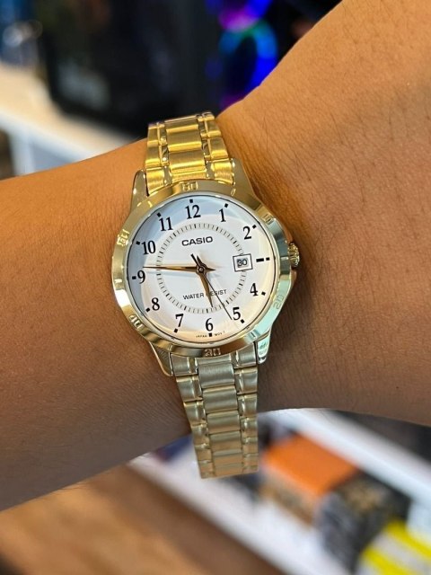 ZEGAREK DAMSKI CASIO LTP-V004G-7BUDF (zd568b) + BOX Casio