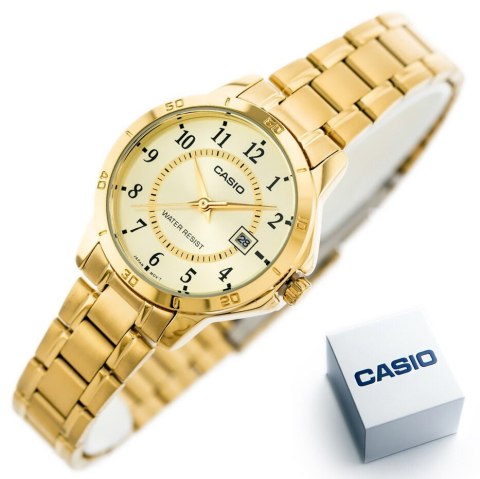 ZEGAREK DAMSKI CASIO LTP-V004G-9B (zd568c) + BOX Casio