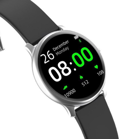 SMARTWATCH UNISEX G. Rossi SW010-13 silver/black (sg005m) G. Rossi