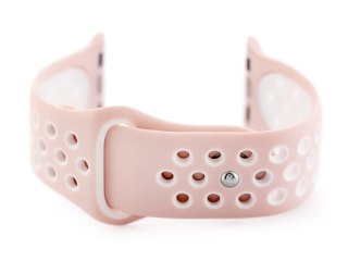 Apple Watch pasek U24 - różowy/biały - 38/40mm Pacific