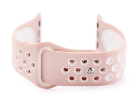 Apple Watch pasek U24 - różowy/biały - 38/40mm Pacific