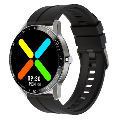SMARTWATCH MĘSKI G. Rossi SW018-1 silver/black (sg012a) WŁASNE TARCZE G. Rossi