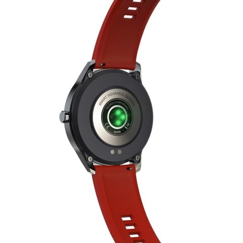 SMARTWATCH MĘSKI G. Rossi SW018-4 black/red (sg012d) WŁASNE TARCZE G. Rossi