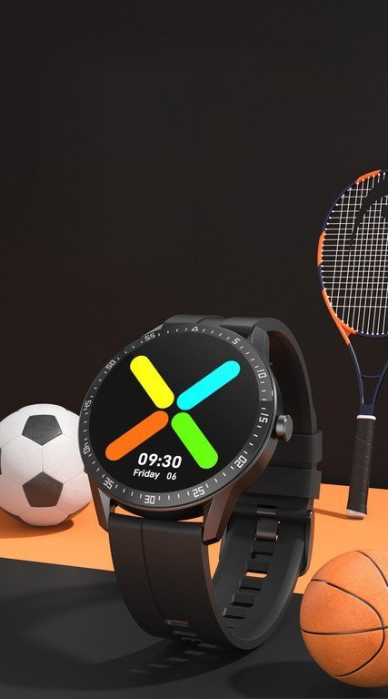 SMARTWATCH MĘSKI G. Rossi SW018-5 black/blue (sg012e) WŁASNE TARCZE G. Rossi