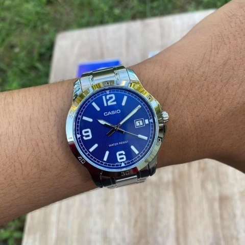 ZEGAREK MĘSKI CASIO MTP-V004D-2B (zd047g) + BOX Casio