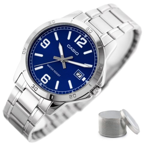 ZEGAREK MĘSKI CASIO MTP-V004D-2B (zd047g) + BOX Casio