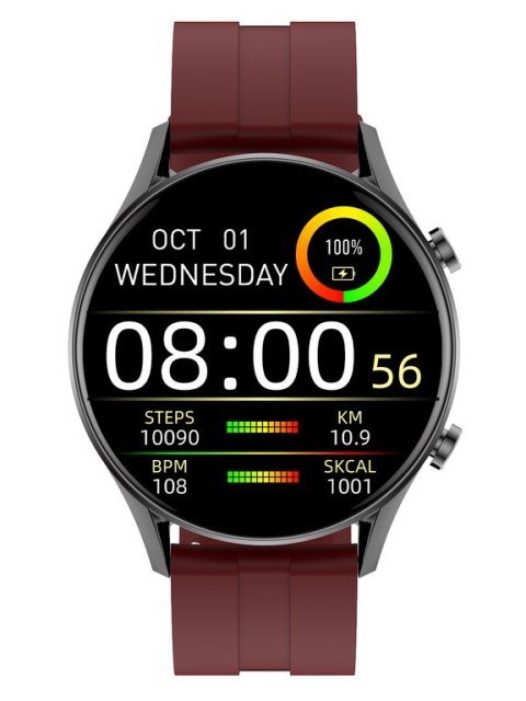 SMARTWATCH MĘSKI G. Rossi SW019-3 black/red (sg014c) PROWADZENIE ROZMÓW G. Rossi