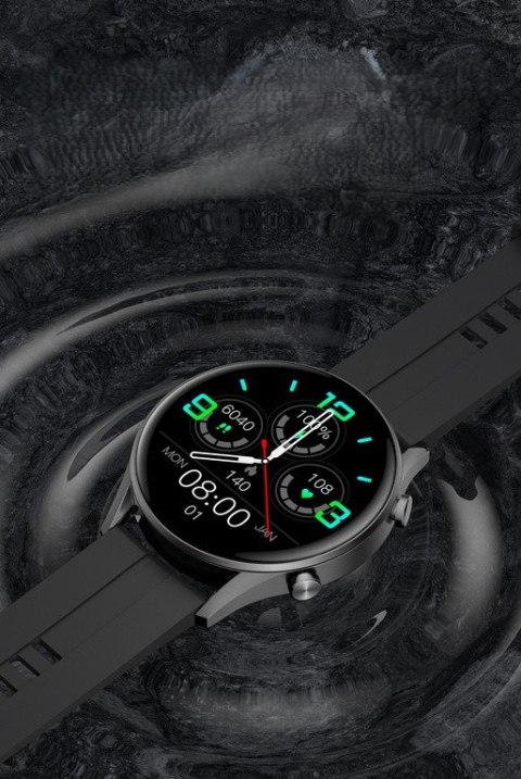 SMARTWATCH MĘSKI G. Rossi SW019-3 black/red (sg014c) PROWADZENIE ROZMÓW G. Rossi