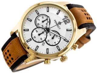 ZEGAREK MĘSKI PERFECT CH01L - CHRONOGRAF (zp354c) + BOX Perfect