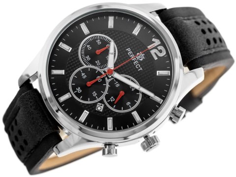 ZEGAREK MĘSKI PERFECT CH01L - CHRONOGRAF (zp354d) + BOX Perfect