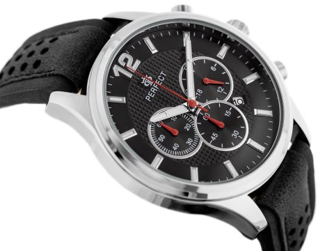 ZEGAREK MĘSKI PERFECT CH01L - CHRONOGRAF (zp354d) + BOX Perfect