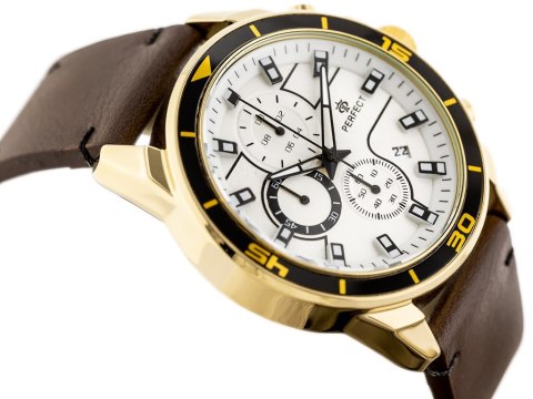 ZEGAREK MĘSKI PERFECT CH02L - CHRONOGRAF (zp351b) + BOX Perfect