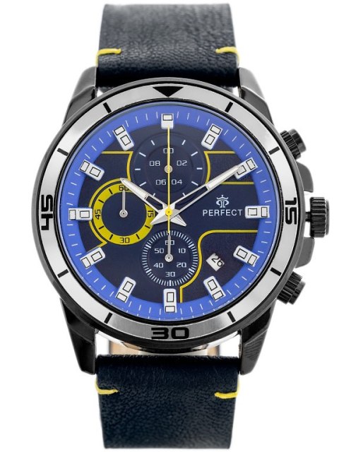 ZEGAREK MĘSKI PERFECT CH02L - CHRONOGRAF (zp351e) + BOX Perfect