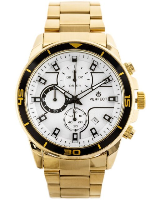 ZEGAREK MĘSKI PERFECT CH02M - CHRONOGRAF (zp356d) + BOX Perfect