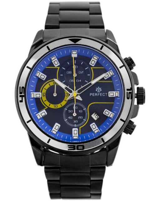 ZEGAREK MĘSKI PERFECT CH02M - CHRONOGRAF (zp356f) + BOX Perfect