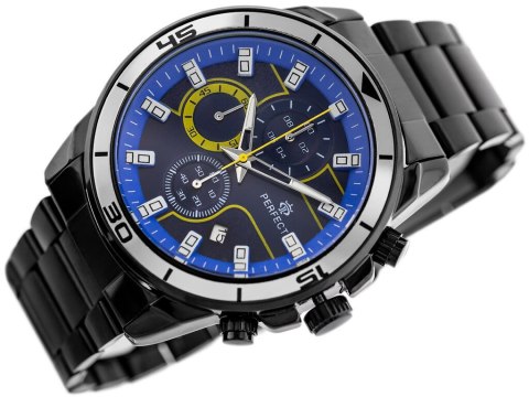 ZEGAREK MĘSKI PERFECT CH02M - CHRONOGRAF (zp356f) + BOX Perfect