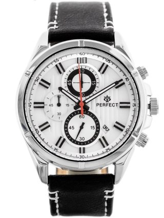 ZEGAREK MĘSKI PERFECT CH03L - CHRONOGRAF (zp352a) + BOX Perfect