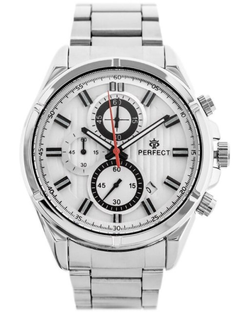 ZEGAREK MĘSKI PERFECT CH03M - CHRONOGRAF (zp358b) + BOX Perfect