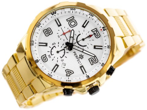 ZEGAREK MĘSKI PERFECT CH05M - CHRONOGRAF (zp357d) + BOX Perfect