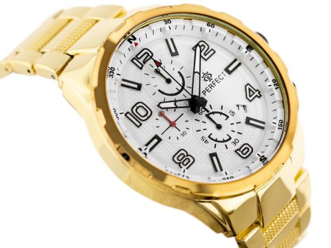 ZEGAREK MĘSKI PERFECT CH05M - CHRONOGRAF (zp357d) + BOX Perfect