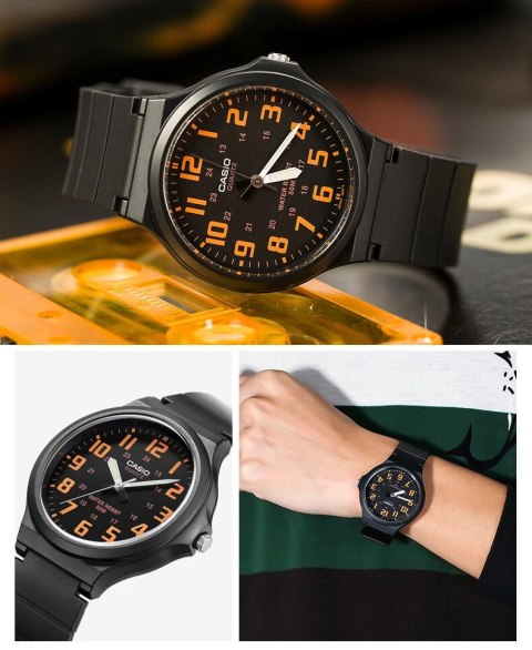 ZEGAREK MĘSKI CASIO MW-240-4B (zd166f) - KLASYKA + BOX Casio
