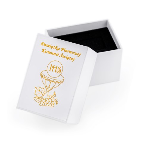 ZEGAREK KOMUNIJNY DZIECIĘCY PERFECT LP195-04 biały (zp812d) + BOX Perfect