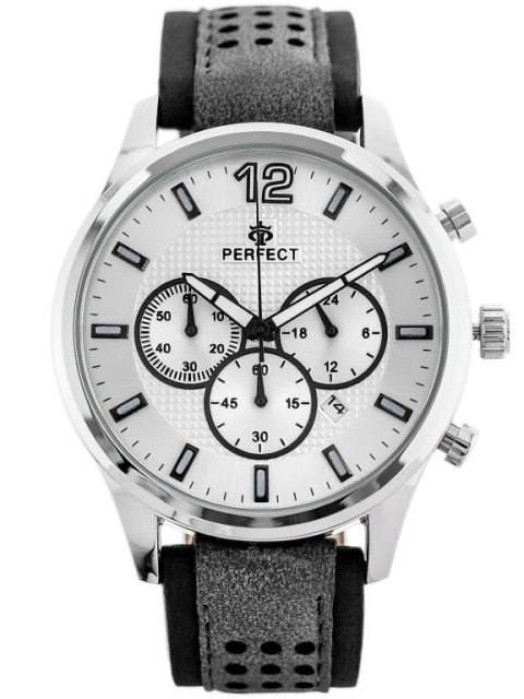 ZEGAREK MĘSKI PERFECT CH01L - CHRONOGRAF (zp354f) + BOX Perfect