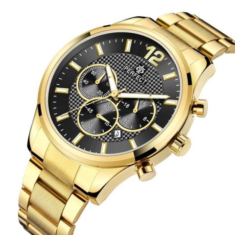 ZEGAREK MĘSKI PERFECT CH01M - CHRONOGRAF (zp355g) + BOX Perfect