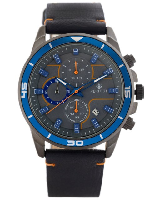 ZEGAREK MĘSKI PERFECT CH02L - CHRONOGRAF (zp351j) + BOX Perfect