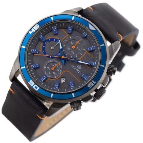 ZEGAREK MĘSKI PERFECT CH02L - CHRONOGRAF (zp351j) + BOX Perfect