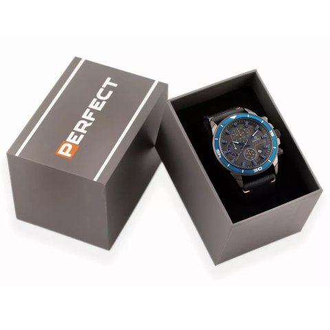 ZEGAREK MĘSKI PERFECT CH02L - CHRONOGRAF (zp351j) + BOX Perfect