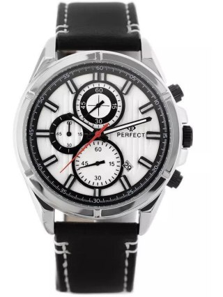 ZEGAREK MĘSKI PERFECT CH03L - CHRONOGRAF (zp352e) + BOX Perfect