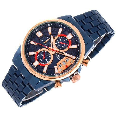 ZEGAREK MĘSKI PERFECT M504CH-06 - CHRONOGRAF (zp383d) + BOX Perfect