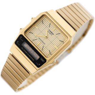 ZEGAREK UNISEX CASIO Vintage Dual Time AQ-800EG-9ADF + BOX Casio