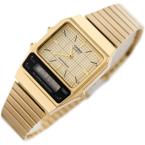 ZEGAREK UNISEX CASIO Vintage Dual Time AQ-800EG-9ADF + BOX Casio