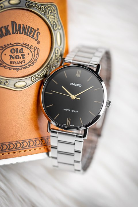ZEGAREK MĘSKI CASIO MTP-VT01D-1B (zd165f) + BOX Casio