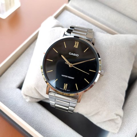 ZEGAREK MĘSKI CASIO MTP-VT01D-1B (zd165f) + BOX Casio