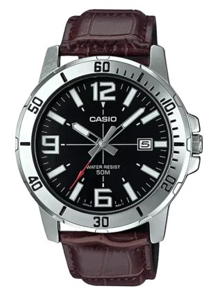 ZEGAREK MĘSKI CASIO MTP-VD01L-1BV (zd169c) + BOX Casio