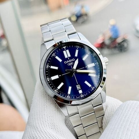 ZEGAREK MĘSKI CASIO MTP-VD02D-2E (zd217a) + BOX Casio