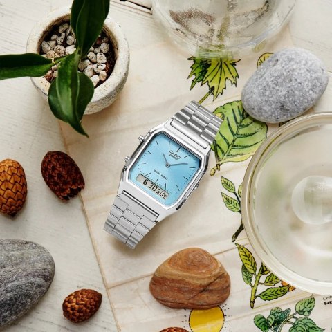 ZEGAREK UNISEX CASIO Vintage AQ-230A-2A1 + BOX Casio