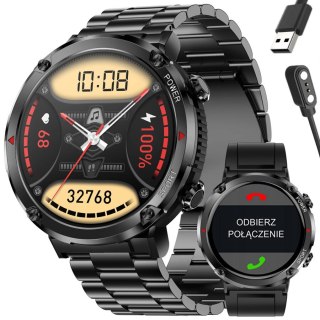 SMARTWATCH MĘSKI GRAVITY GT21-1 - BLUETOOTH CALL, DODATKOWY PASEK (sg025a) Gravity